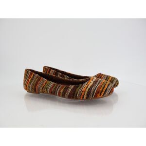 Born Women's Ballet Flats Size 8 Slip On Shoe Tweed Multicolor Boho Comfy Casual